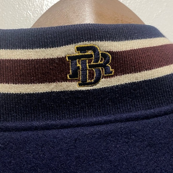 Banana Republic Blue and Black Varsity Jacket - Picture 13 of 13